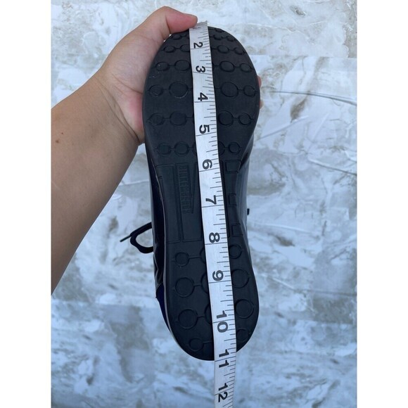 Bikkembergs Navy Patent Leather High Top Sneakers Streetwear size 40/ 9.5 - Picture 4 of 11